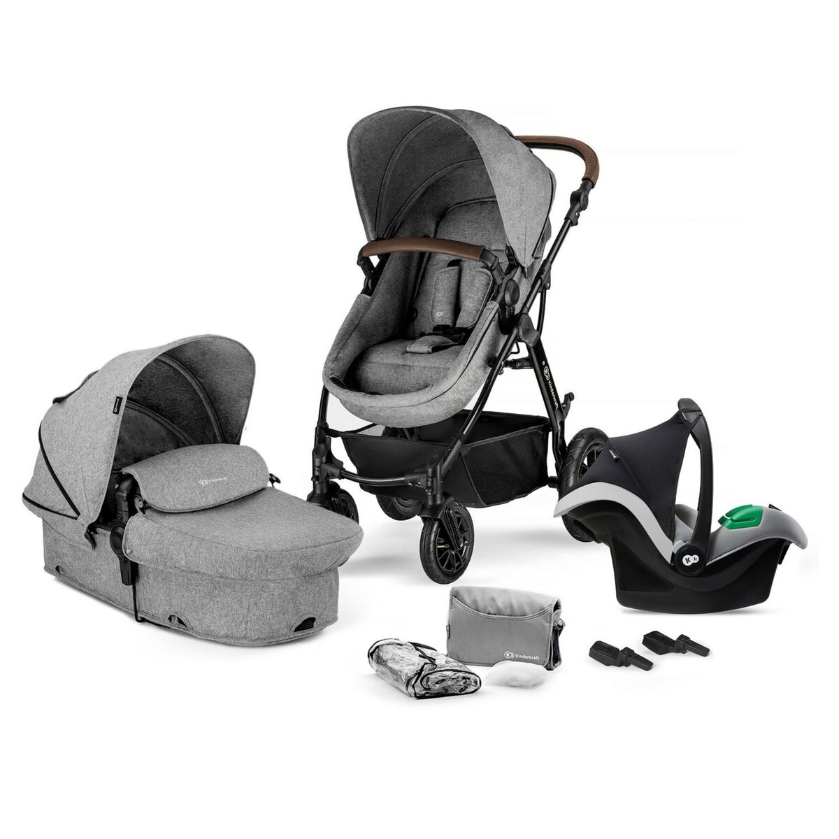 Poussette kinderkraft 3 clearance en 1