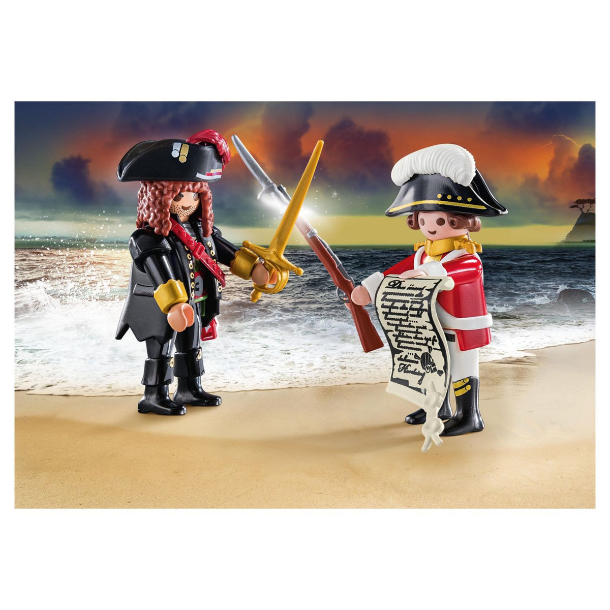 PLAYMOBIL 70273 - Capitaine pirate et soldat