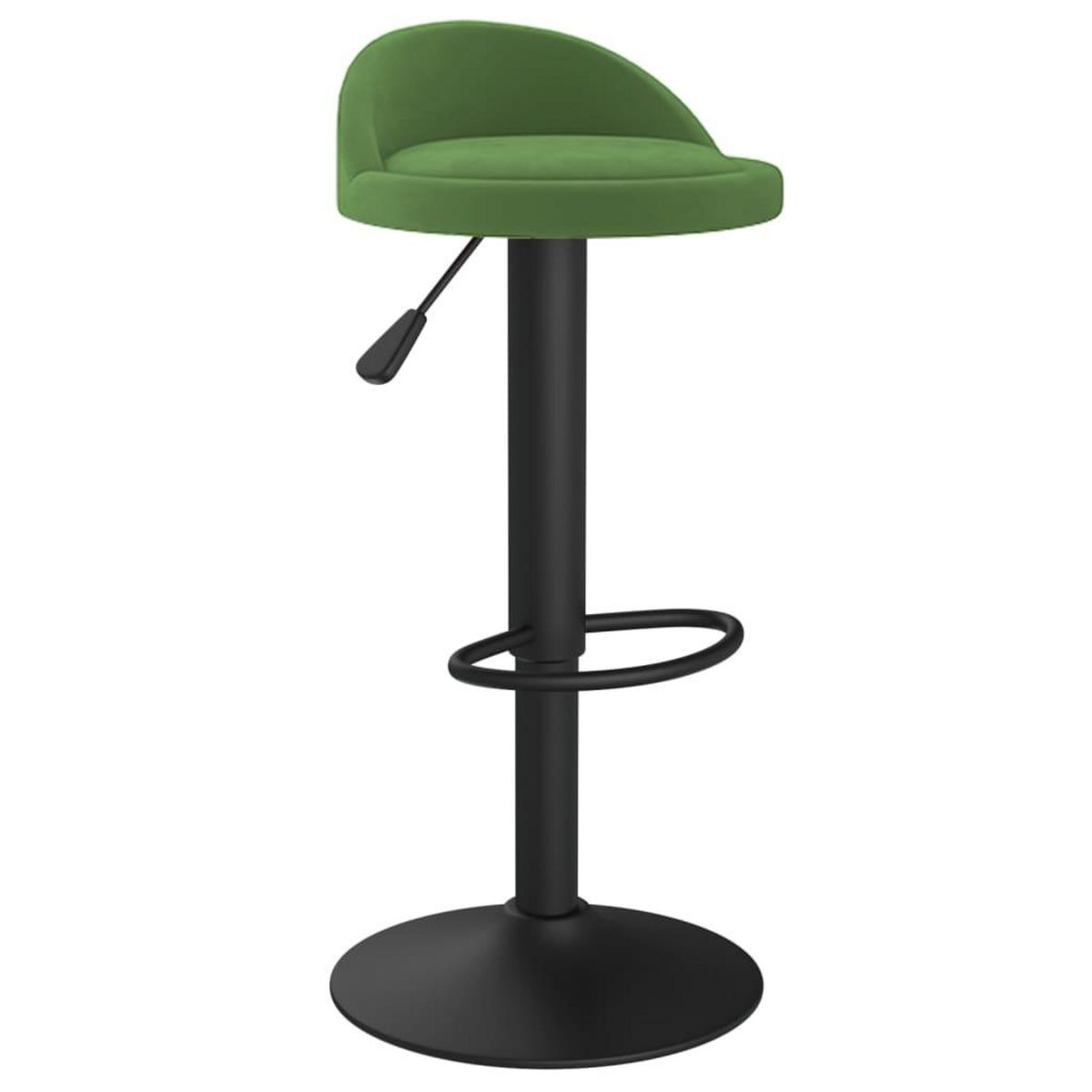 VIDAXL Tabouret de bar Vert fonce Velours