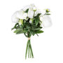 Voir la diapositive 1 : ATMOSPHERA Bouquet de Fleurs  13 Pivoines  50cm Blanc