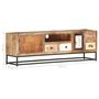 Voir la diapositive 6 : VIDAXL Meuble TV 120 x 30 x 40 cm Bois de recuperation massif