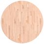Voir la diapositive 2 : VIDAXL Dessus de table Ø90x1,5 cm rond bois massif de hetre