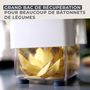 Voir la diapositive 5 : Fackelmann Coupe frites manuel avec récipient et brosse de nettoyage Fackelmann Easy Prepare