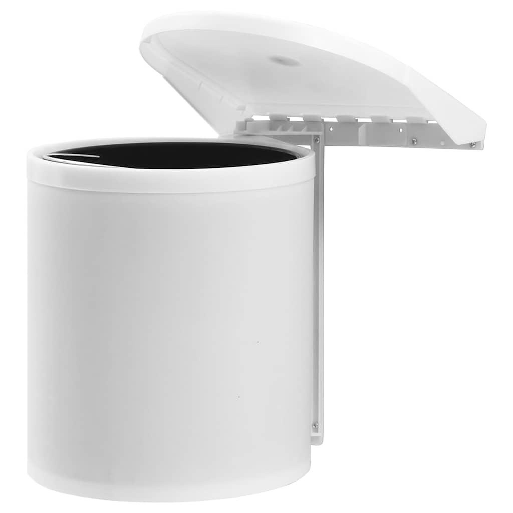 Voir la diapositive 4 : VIDAXL Poubelle integree de cuisine Plastique 12 L
