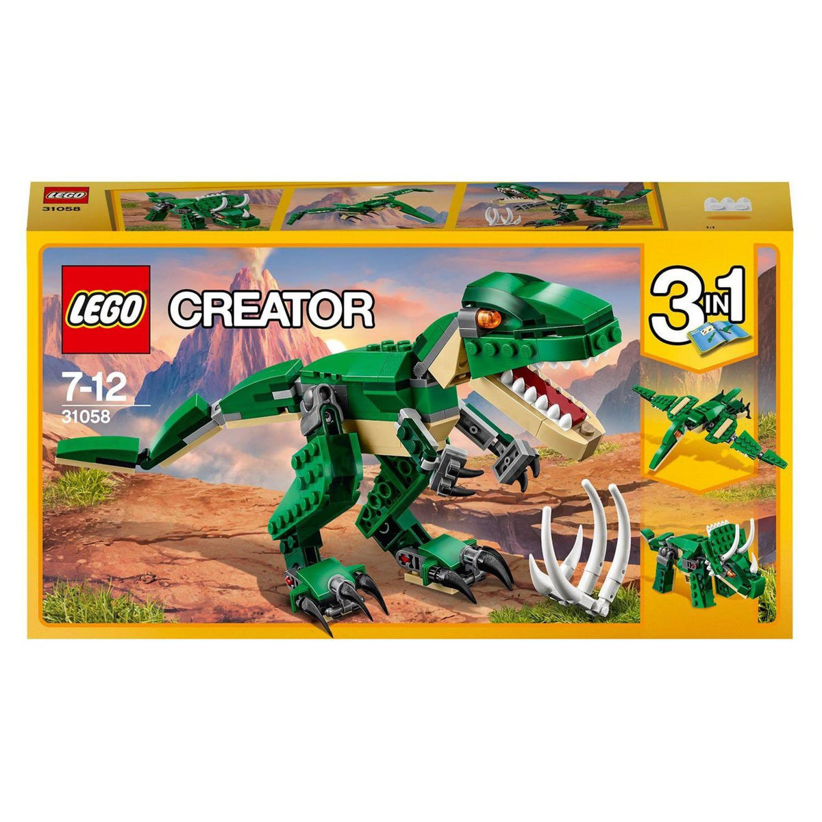 LEGO Creator 31058 Les dinosaures féroces 3 en 1