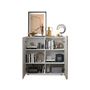 Voir la diapositive 3 : BEST MOBILIER Leon - buffet bas - 2 portes - 113x121 cm