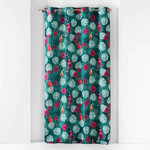 Paris Prix Rideau à Œillets Imprimé  Caracas  140x260cm Bleu