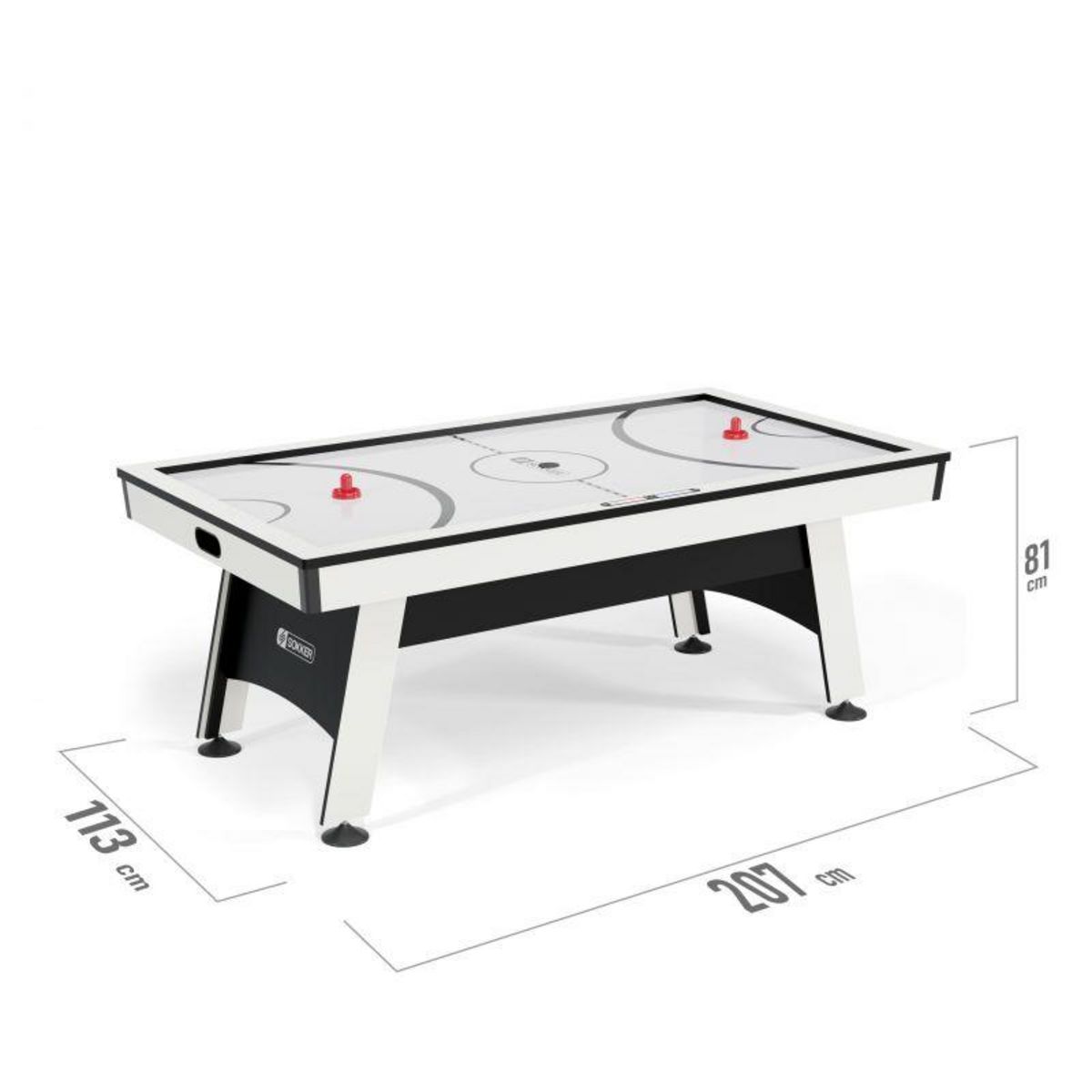 SOKKER Table multi-jeux 3 en 1 - Samurai - Air Hockey, Ping-Pong et convertible Table dînatoire