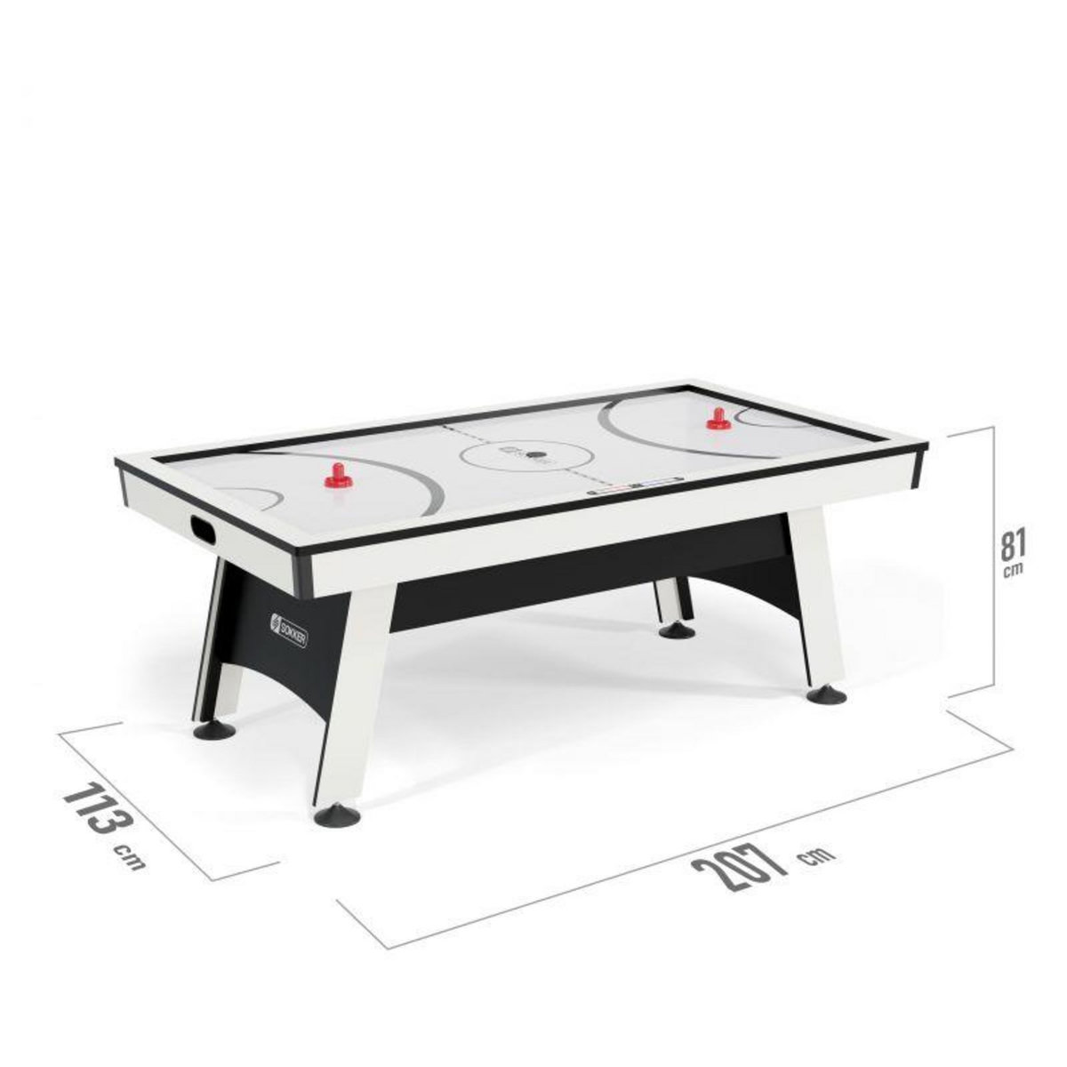 SOKKER Table multi-jeux 3 en 1 - Samurai - Air Hockey, Ping-Pong et convertible Table dînatoire