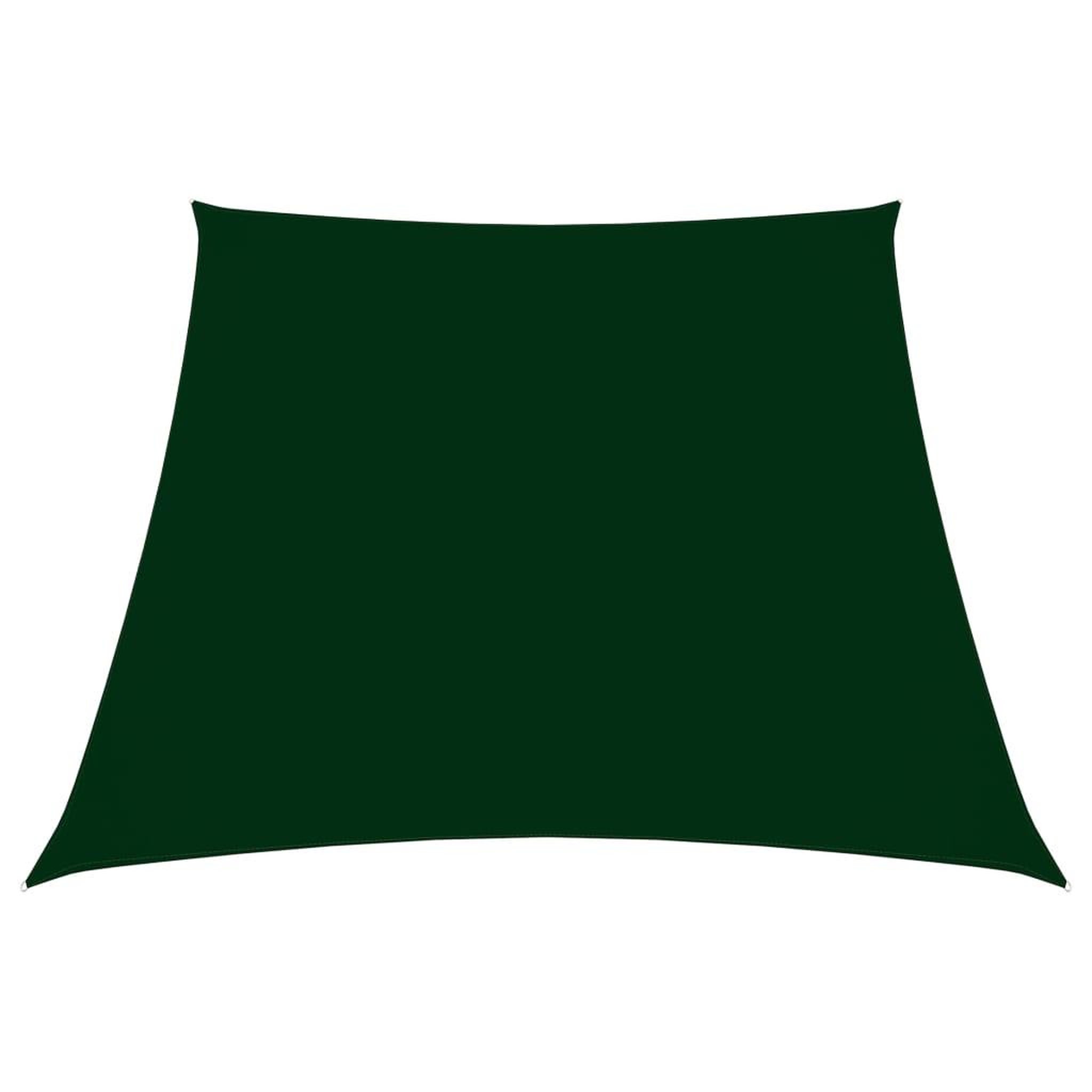 Voir la diapositive 1 : VIDAXL Voile de parasol Tissu Oxford trapeze 3/5x4 m Vert fonce