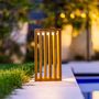 Voir la diapositive 5 : Lumisky Lanterne solaire décorative CHENNAI Bois Bois H50cm