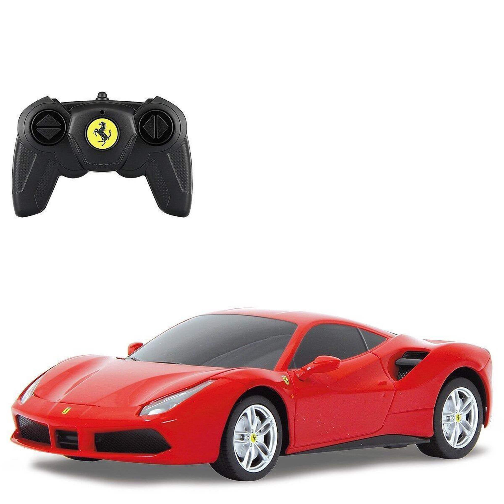 Jamara Voiture télécommandée ferrari 488 gtb 1:24 rouge 2,4ghz