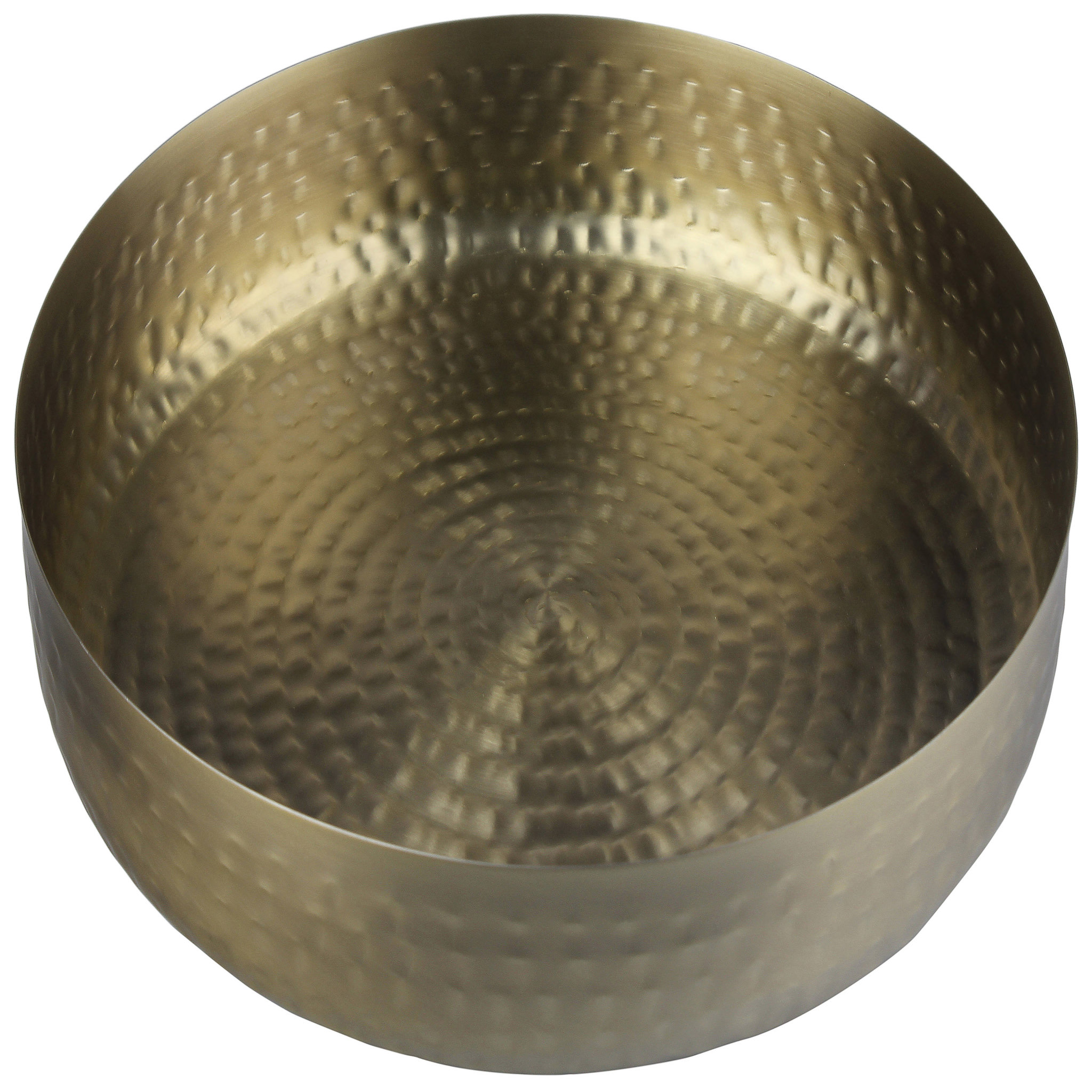 Plateau martelé inox  30 cm 