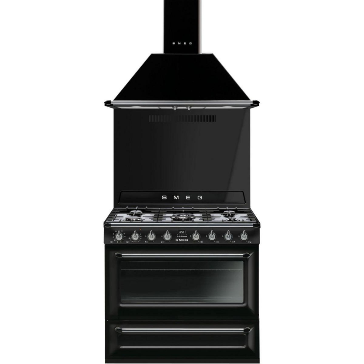 SMEG Hotte décorative murale KT90BLE