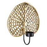 Paris Prix Bougeoir Mural Design  Lotus  22cm Or