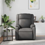 Voir la diapositive 3 : VIDAXL Fauteuil de massage inclinable Gris Similicuir
