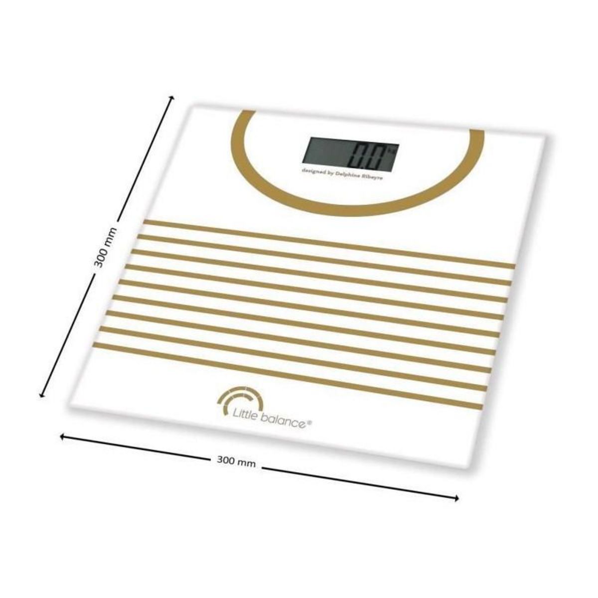 LITTLE BALANCE Pèse-personne électronique 180kg/100g - 8330