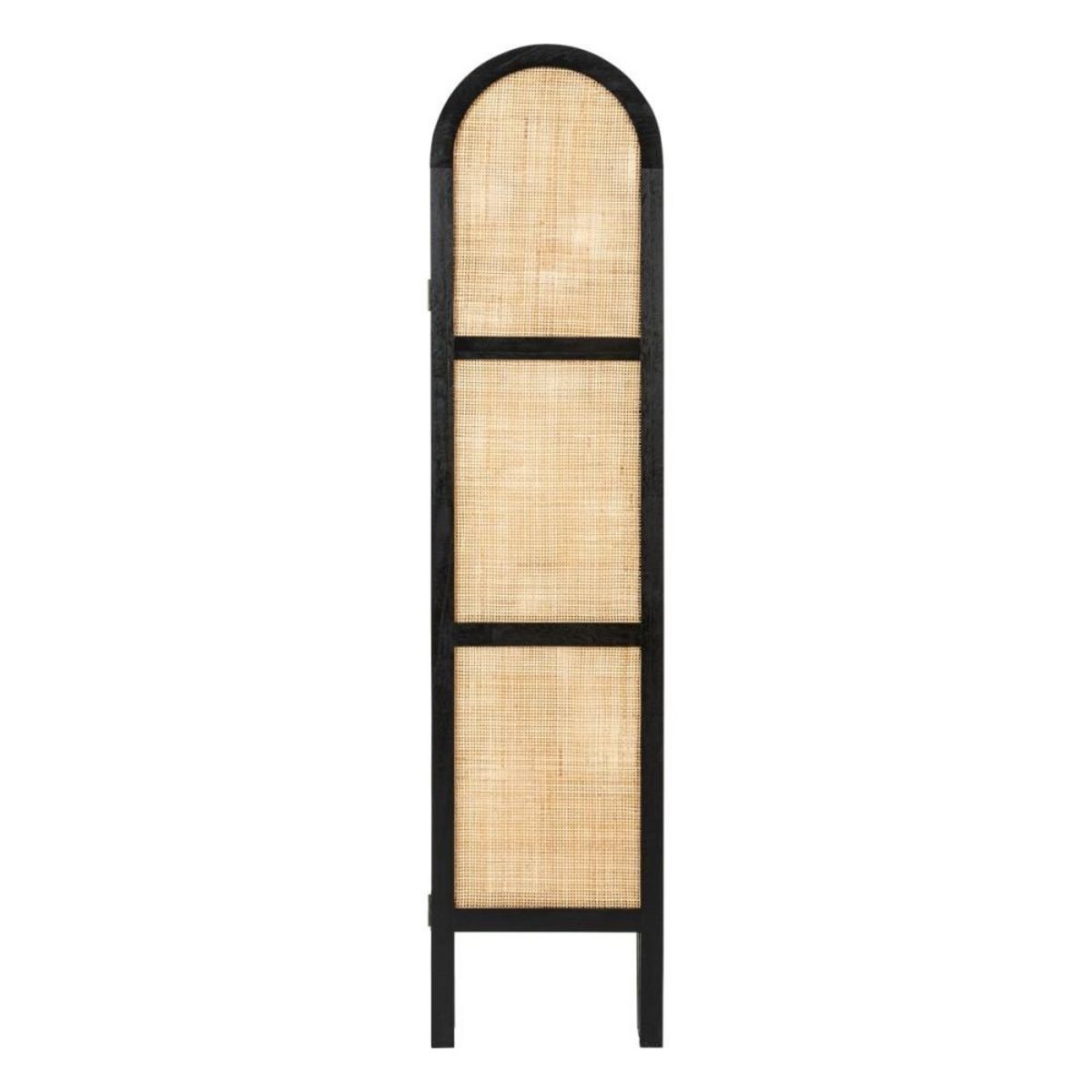 ATMOSPHERA Paravent cannage noir