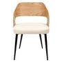 Voir la diapositive 3 : Paris Prix Lot de 2 Fauteuils Scandinaves  Loki  76cm Blanc