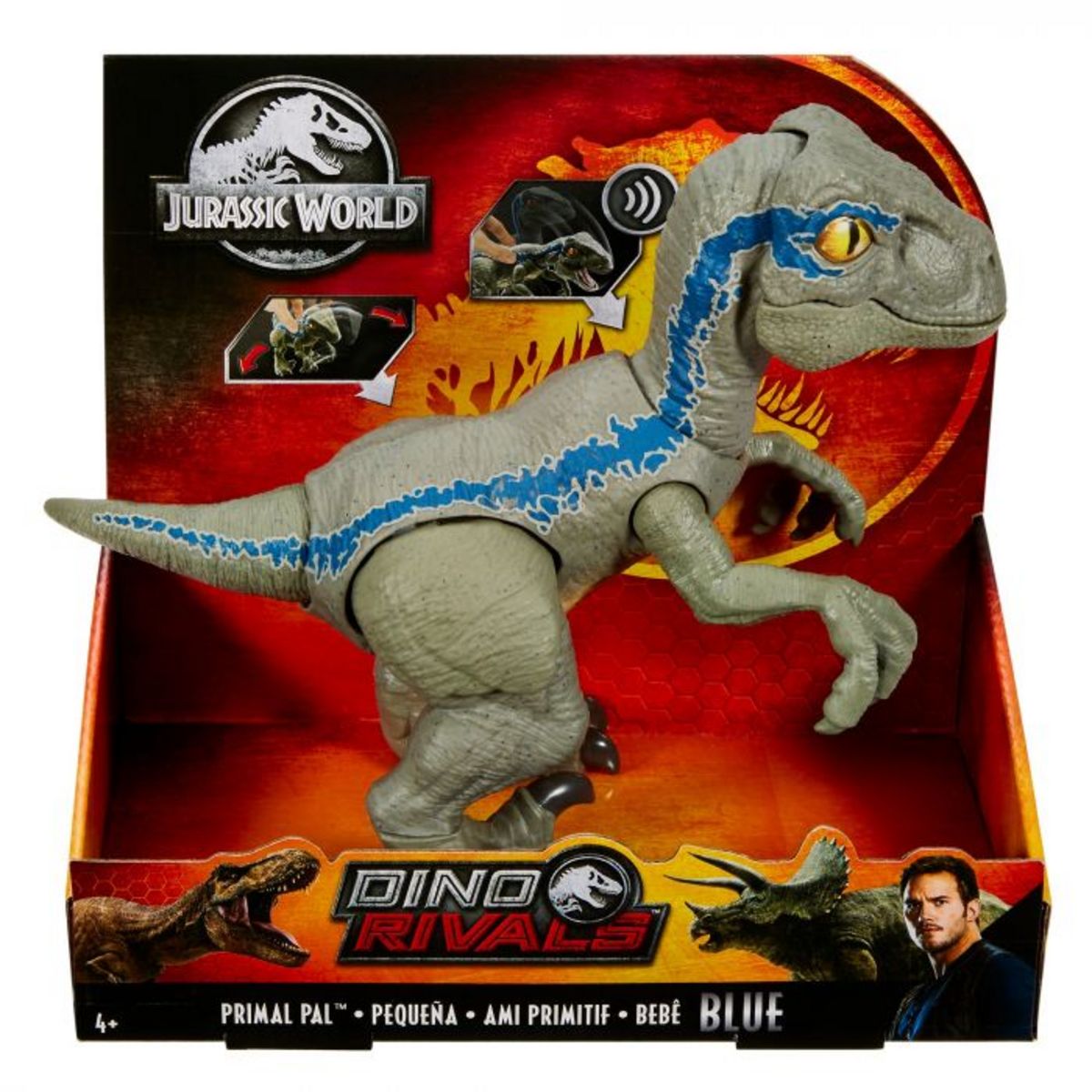 MATTEL Figurine interactive dinosaure Bébé Blue 20 cm - Jurassic World