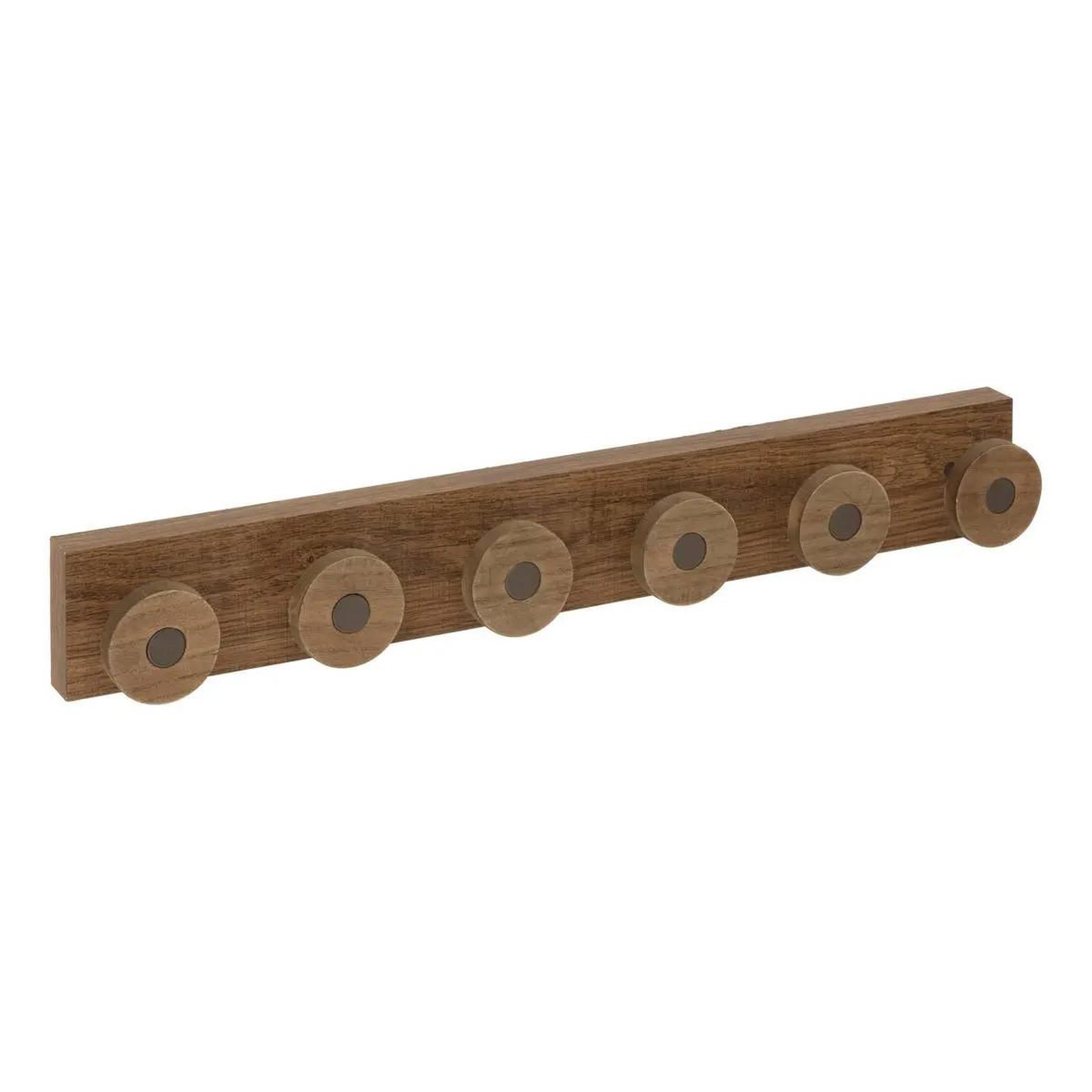 FIVE Patère 6 tiges design  côme  58cm marron