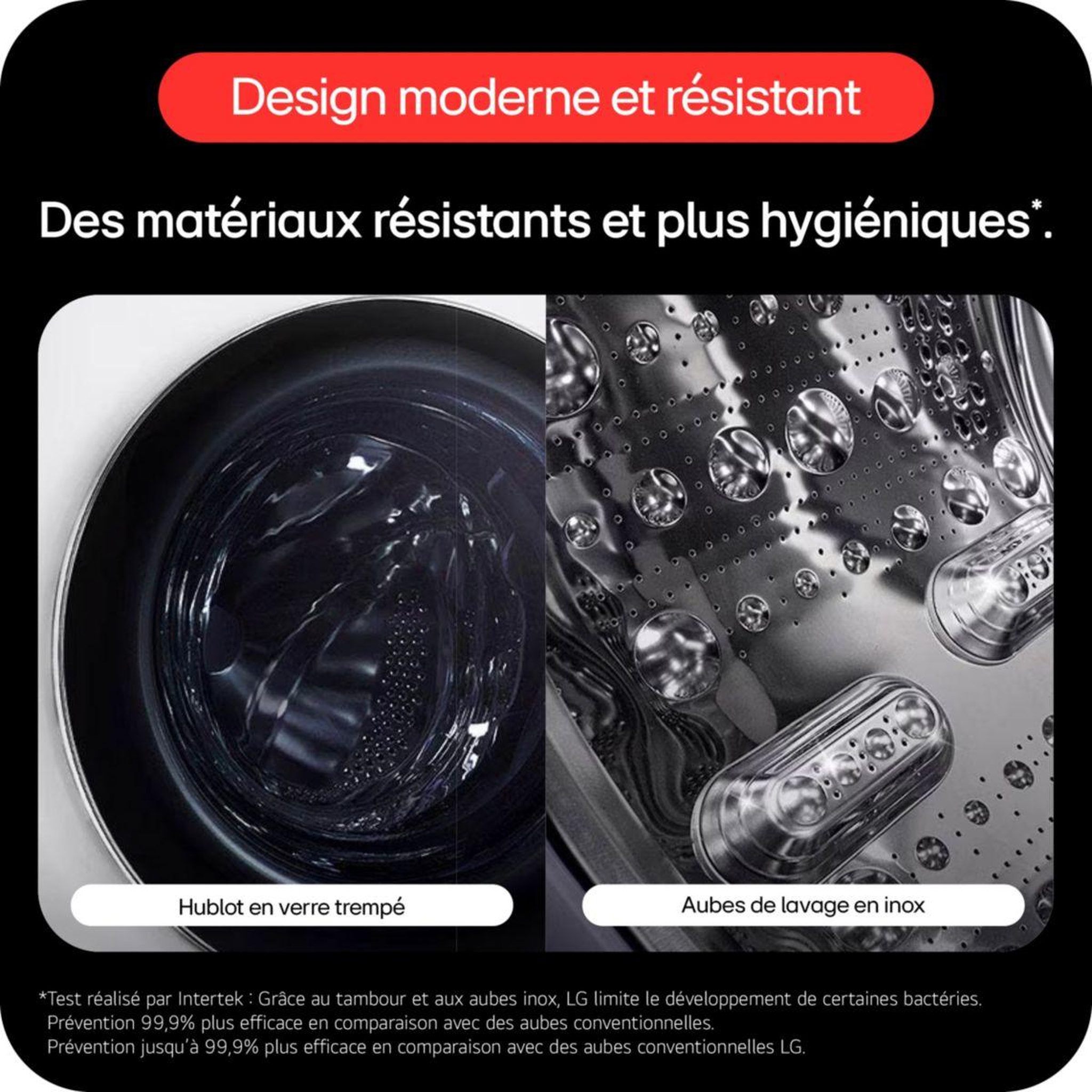 Voir la diapositive 4 : LG Lave linge hublot f94r31whsa - 9 kg - 1400 tr/min - classe a - moteur direct drive - autodosage - connecté wifi