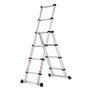 Voir la diapositive 2 : Kitchen move Echelle télescopique transformable PRO Argent Aluminium 1.75m