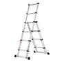 Voir la diapositive 2 : Kitchen move Echelle télescopique transformable PRO Argent Aluminium 1.75m