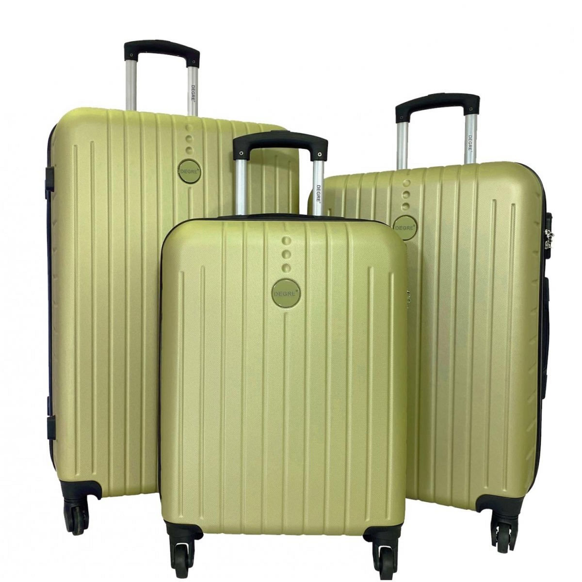 Degré Lot 3 valises rigides dont 1 valise cabine