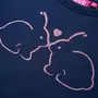 VIDAXL Robe sweatshirt pour enfants bleu marine 92