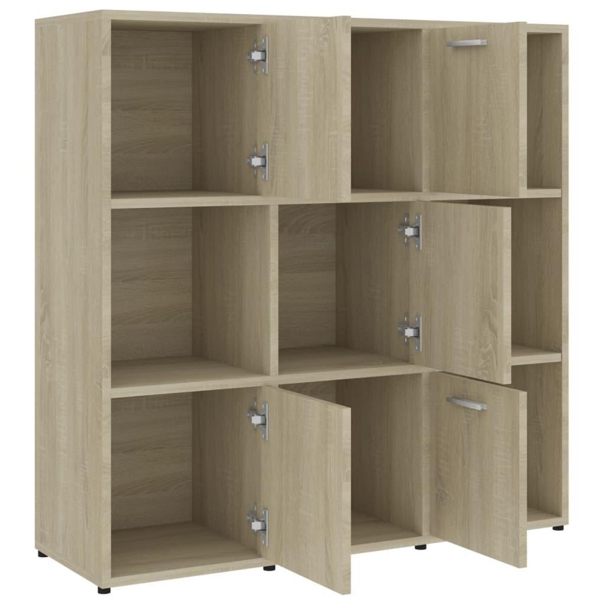 VIDAXL Bibliotheque Chene sonoma 90x30x90 cm Bois d'ingenierie