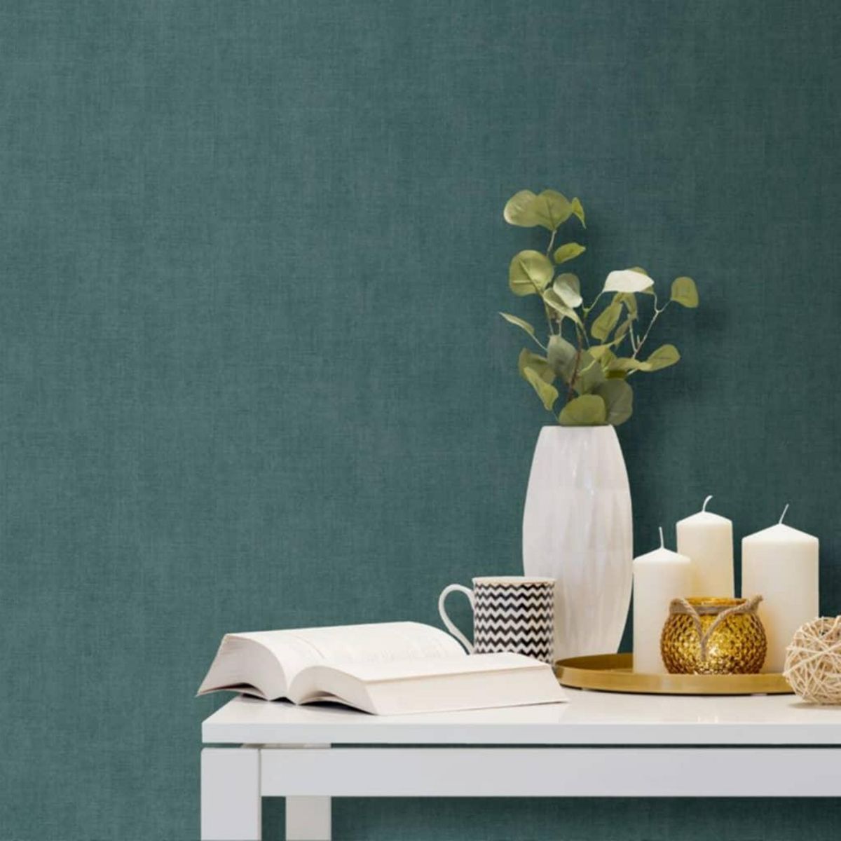 DUTCH WALLCOVERINGS DUTCH WALLCOVERINGS Papier peint simple Vert