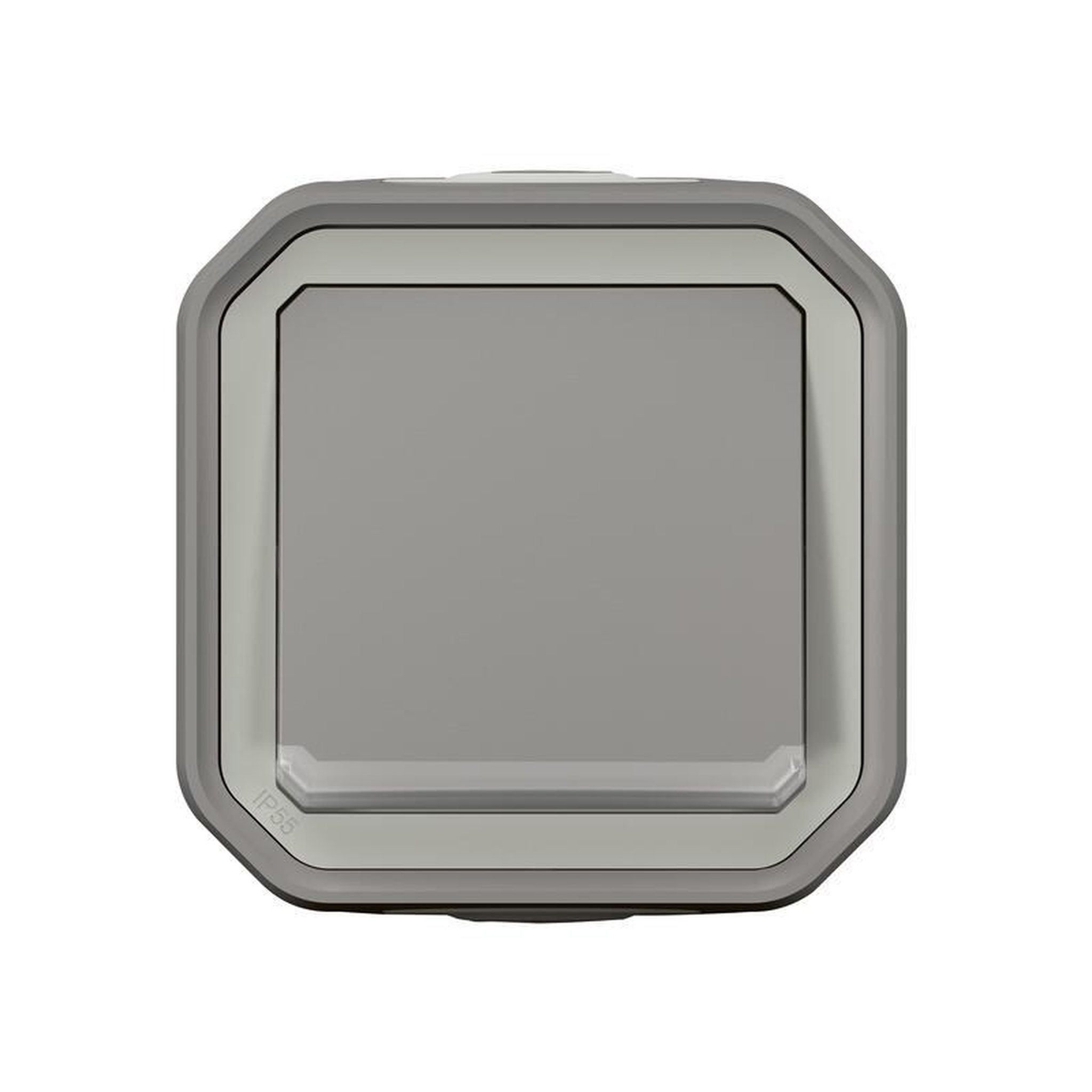 Voir la diapositive 2 : Legrand Poussoir NO lumineux avec voyant étanche PLEXO 10 A livré complet pour fixation saillie gris (boîte de 10) LEGRAND 069722L