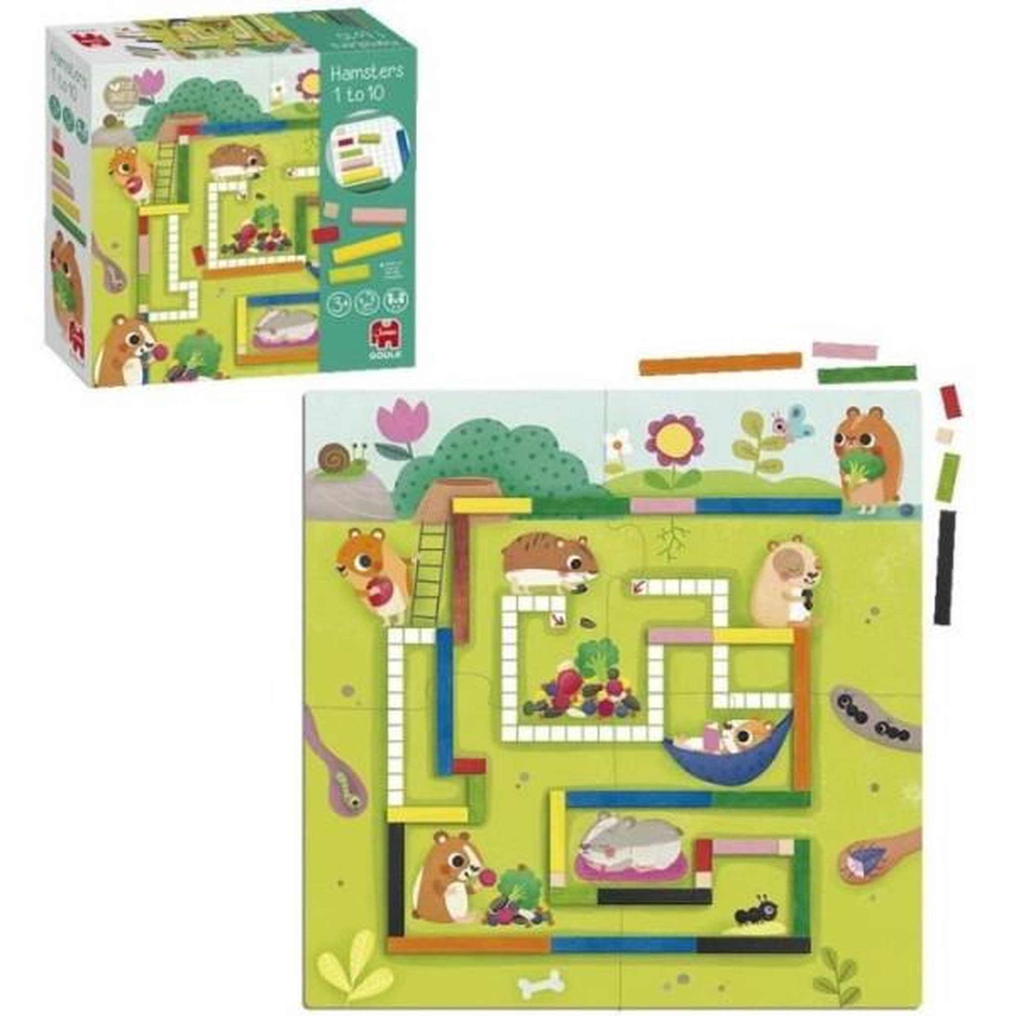 Voir la diapositive 2 : Goula Jeu éducatif - GOULA - 1-10 Maths - Aide les hamsters a constituer leurs provisions pour l'hiver