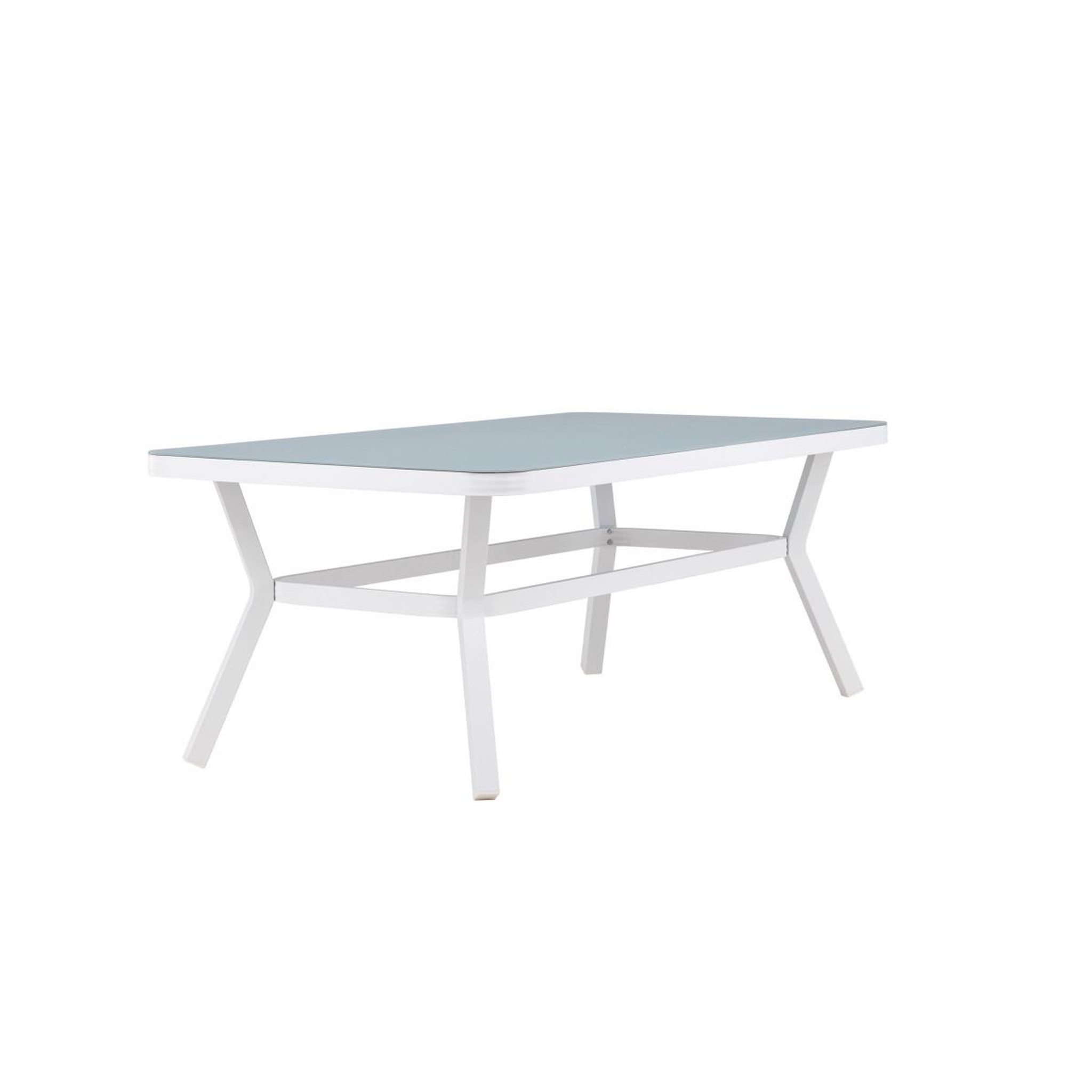 Voir la diapositive 3 : Paris Prix Table de jardin  virya  200cm blanc & gris