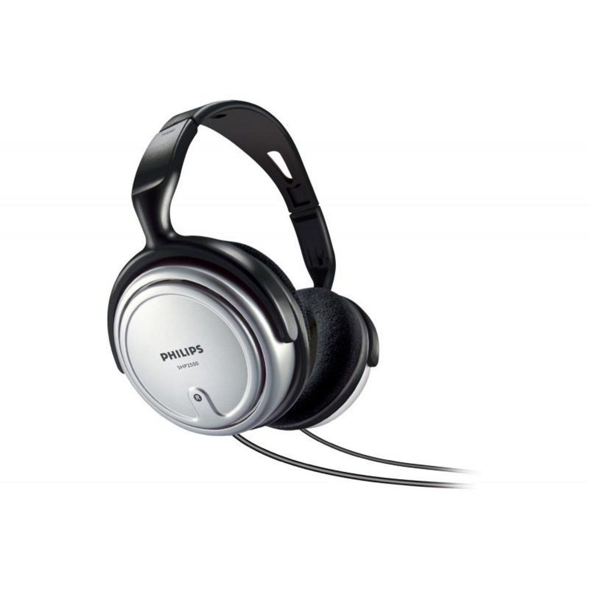 Philips Casque avec fil Philips SHP2500 Noir et Gris