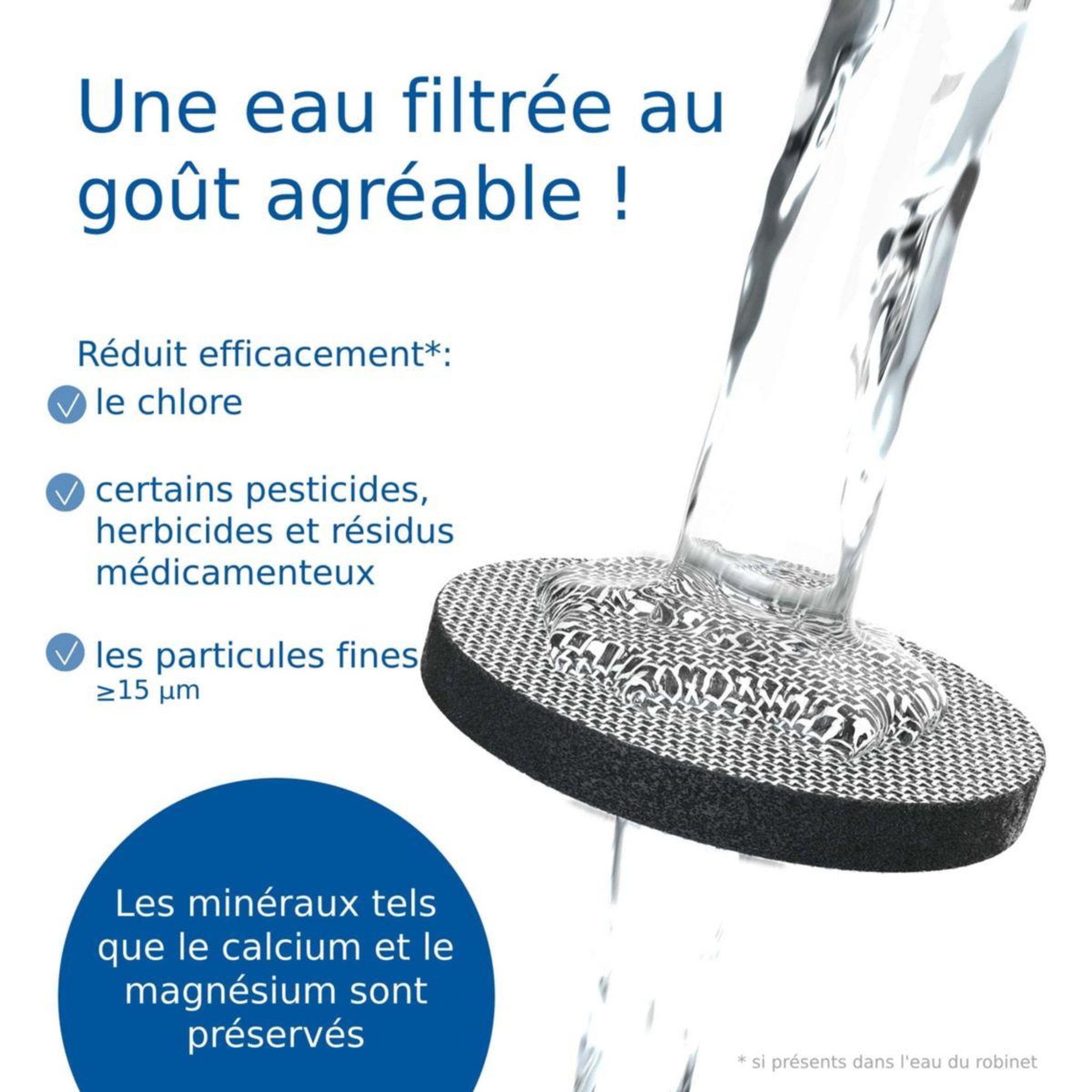Voir la diapositive 4 : Brita Gourde filtrante filtrante Vital abricot
