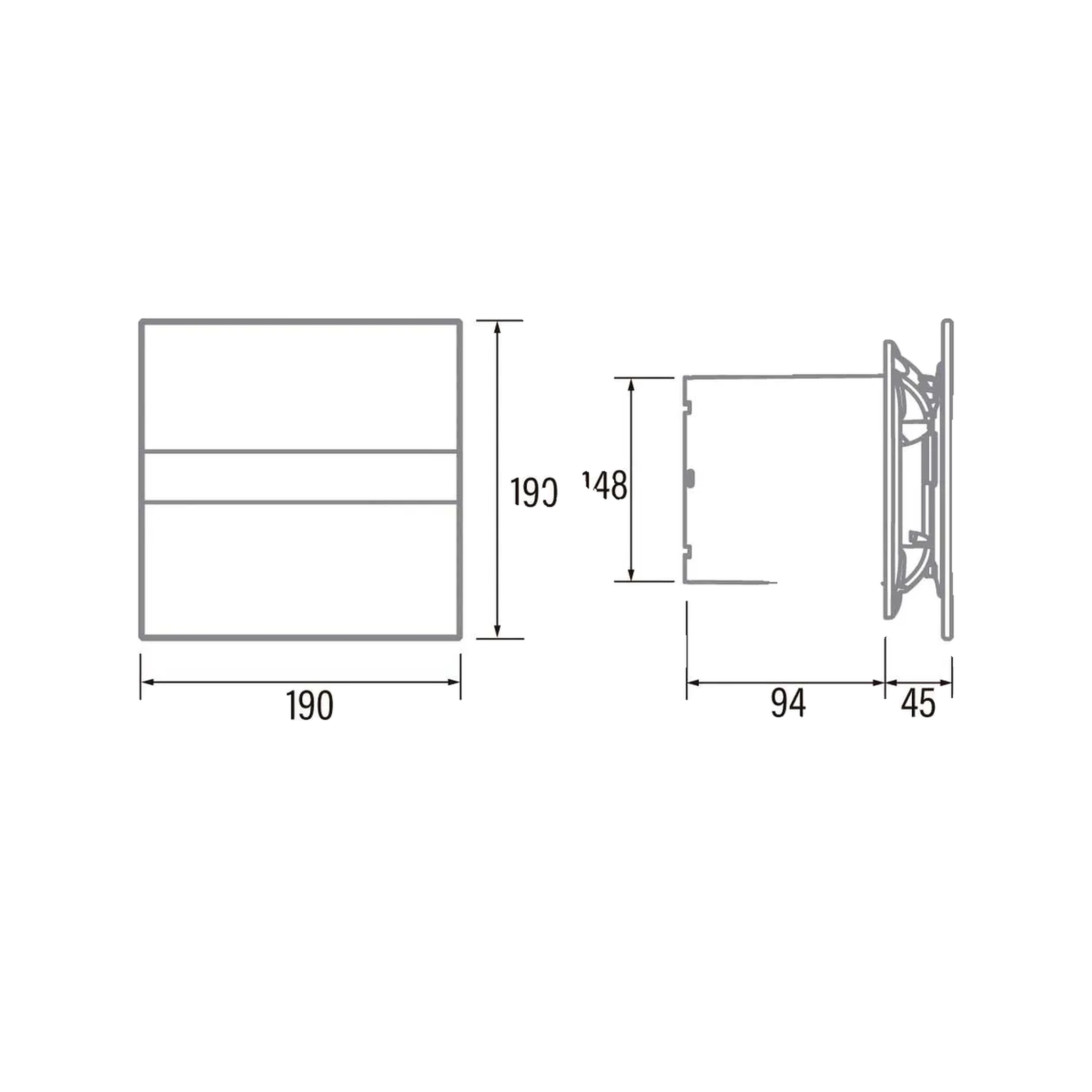 Voir la diapositive 6 : CAT Aérateur Cata e-150 g std 350 m³/h blanc