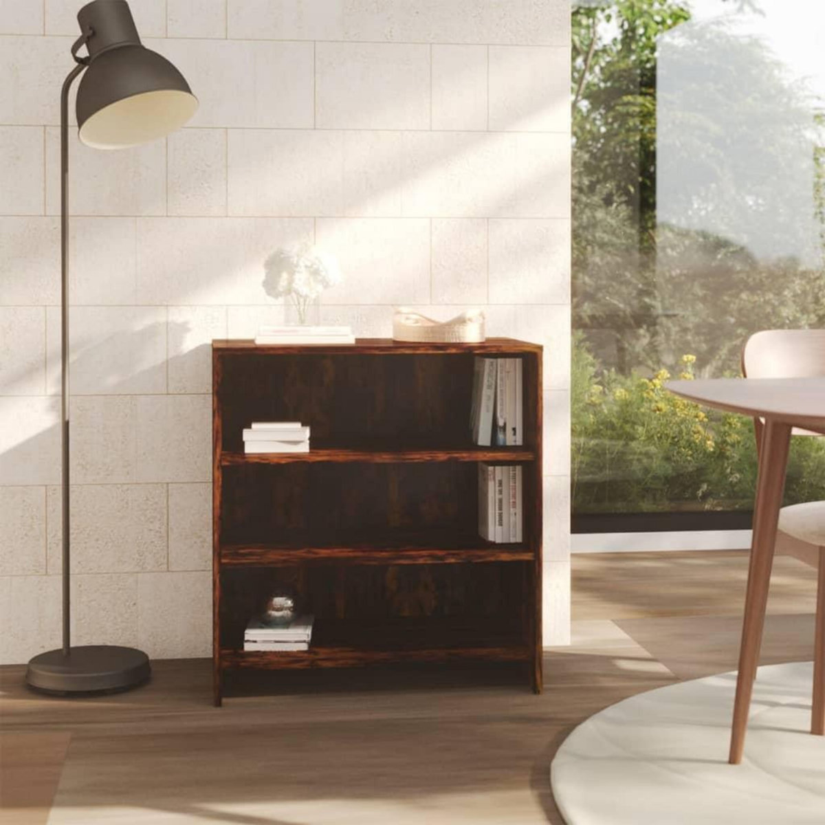 VIDAXL Buffet Chene fume 70x40,5x75 cm Bois d'ingenierie