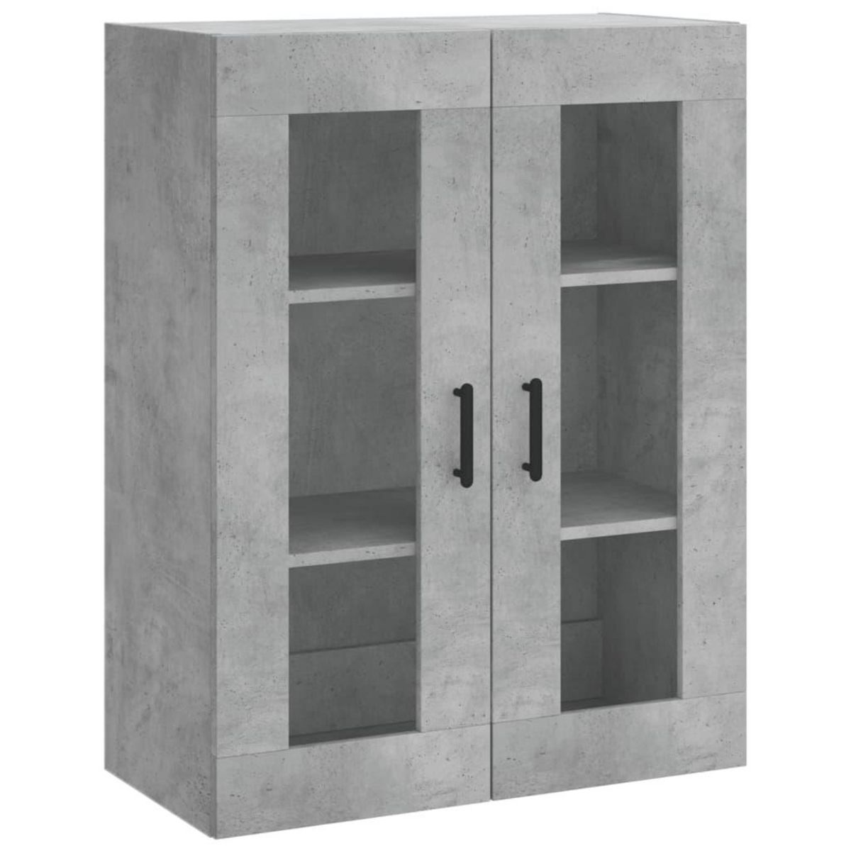 VIDAXL Buffet haut Gris beton 69,5x34x180 cm Bois d'ingenierie