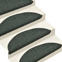 Voir la diapositive 4 : VIDAXL Tapis d'escalier autocollants 15 pcs Vert 56x17x3 cm Aiguillete