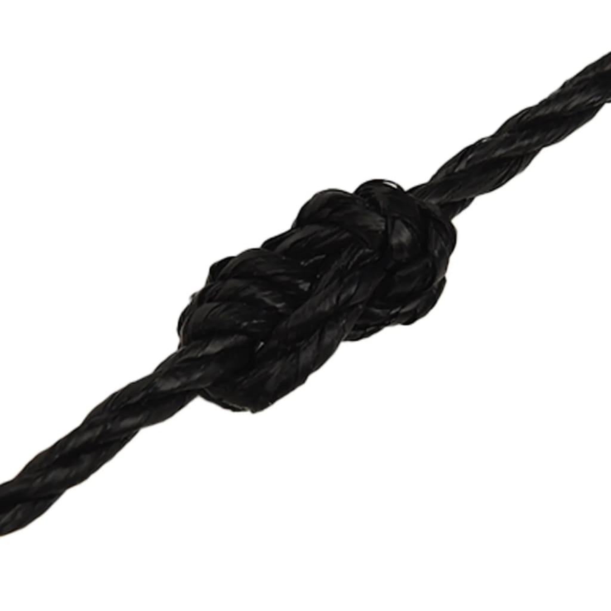 Voir la diapositive 4 : VIDAXL Corde de travail noir 3 mm 50 m polypropylene