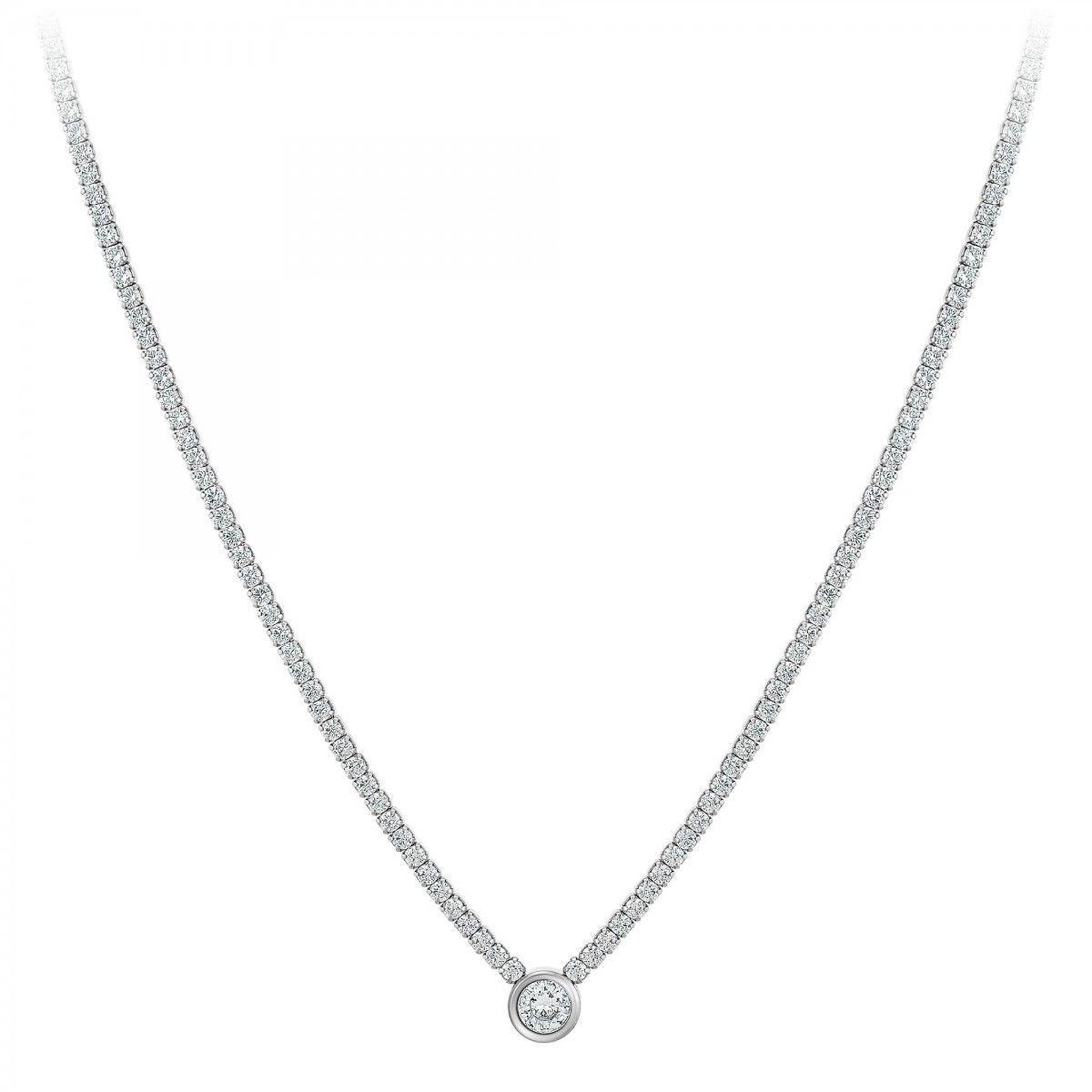 Voir la diapositive 3 : SC CRYSTAL Collier SC Crystal orné de Cristaux scintillants