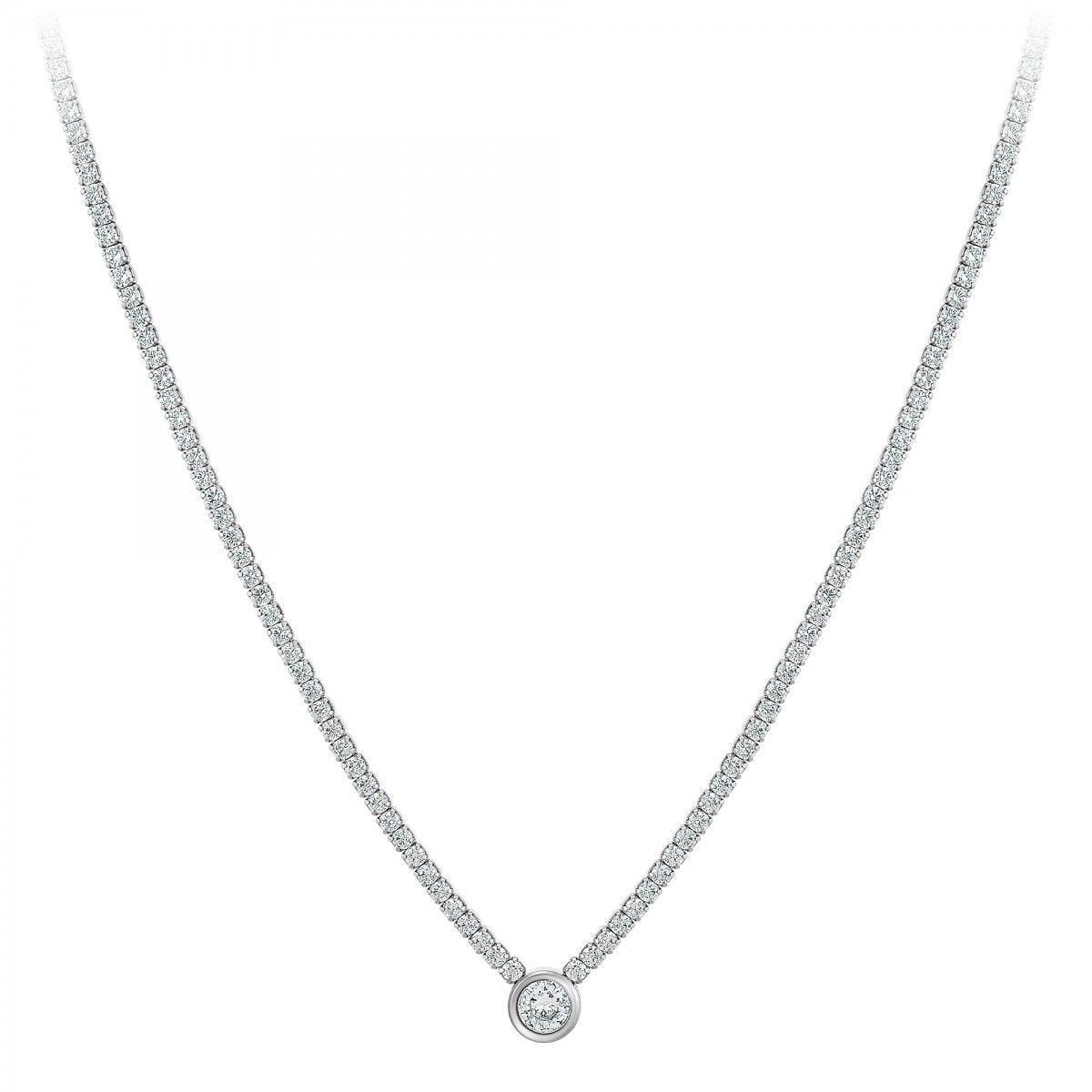 SC CRYSTAL Collier SC Crystal orné de Cristaux scintillants