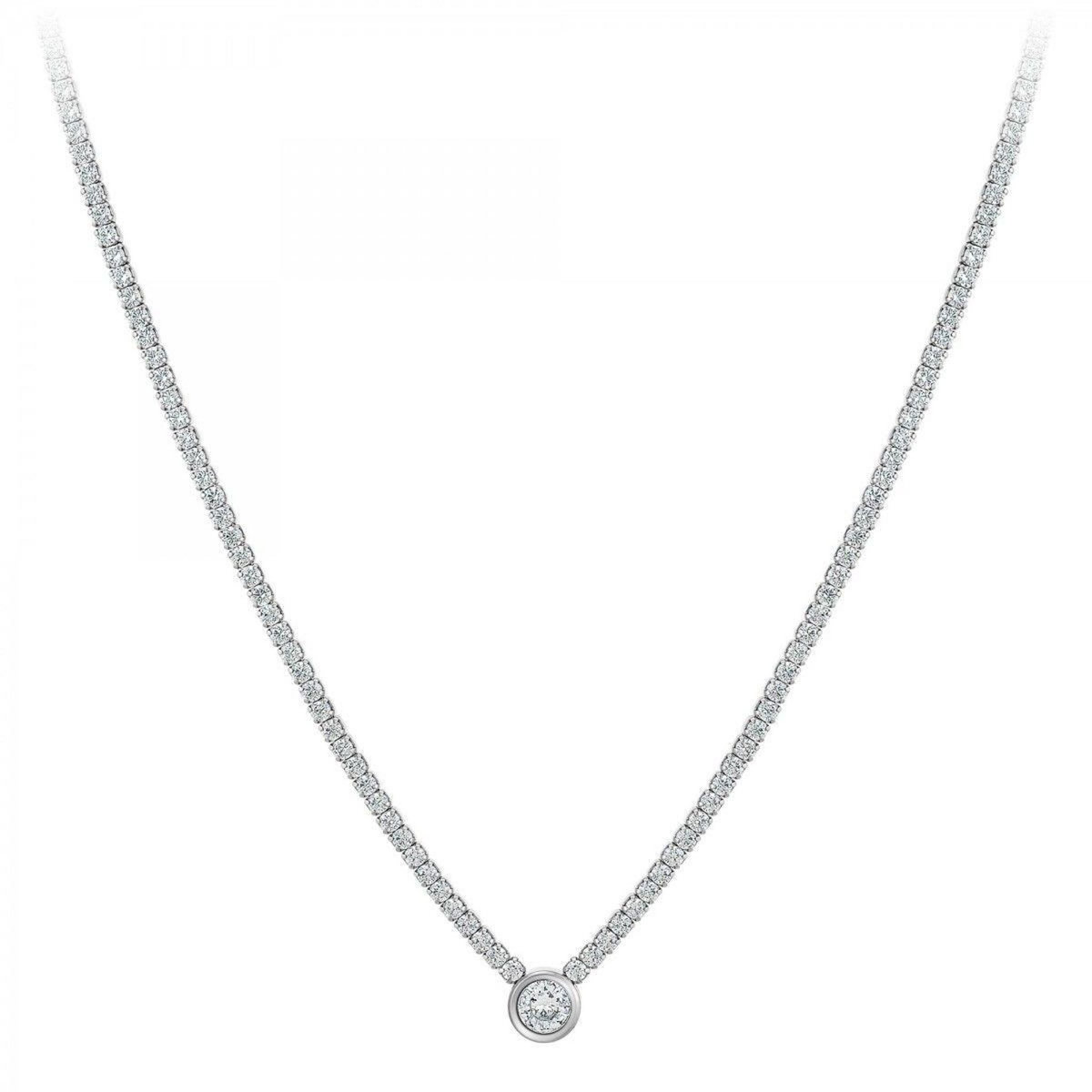 SC CRYSTAL Collier SC Crystal orné de Cristaux scintillants