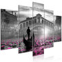 Voir la diapositive 1 : Paris Prix Tableau Imprimé 5 Panneaux  Magic Venice Wide Grey
