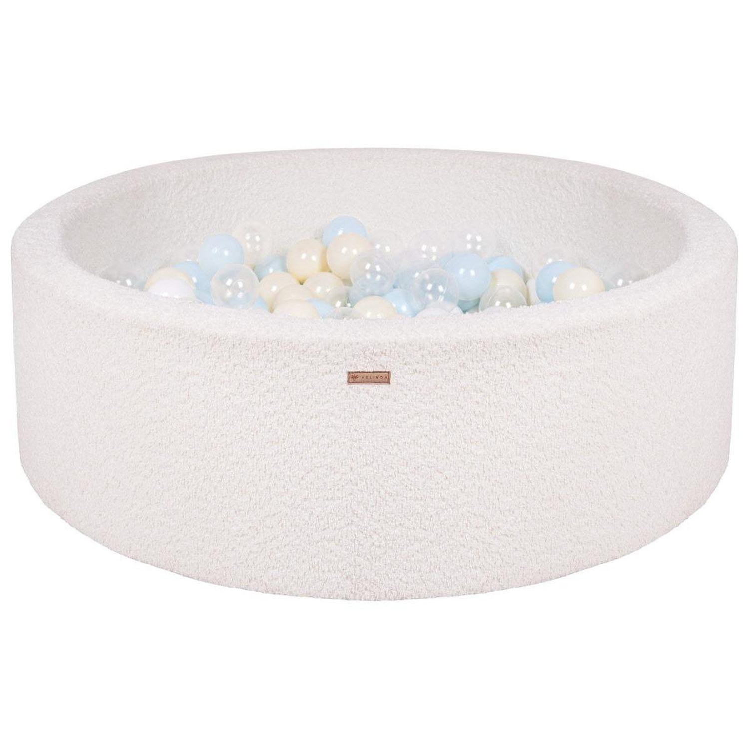 Piscine À Balles Velinda 200 Balles Crème Polyester Bouclé - vue 2