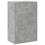 Voir la diapositive 2 : VIDAXL Armoire de rangement gris beton 56,5x39x90 cm bois d'ingenierie