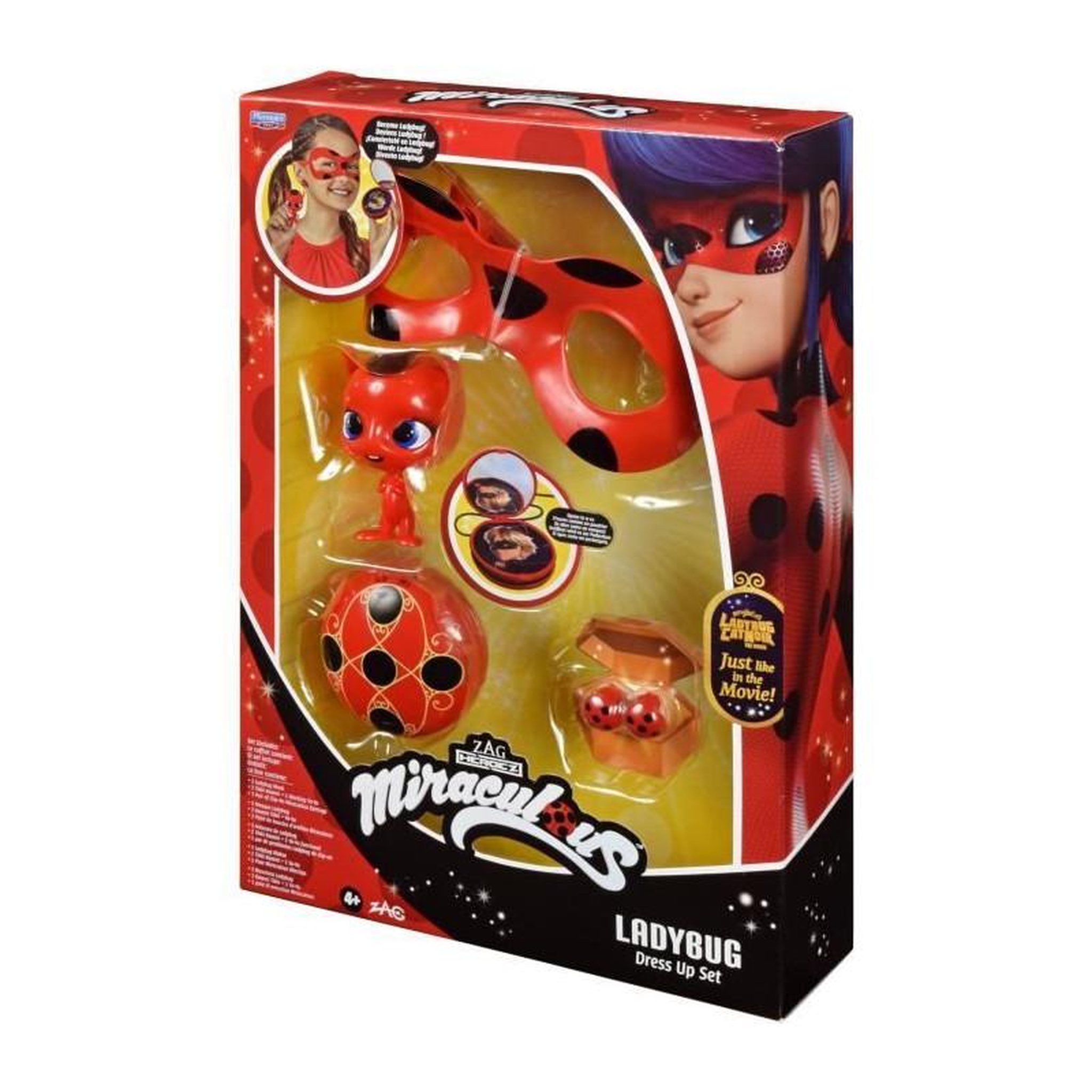 Voir la diapositive 4 : BANDAI Miraculous Ladybug - Set de transformation - Accessoires deguisement