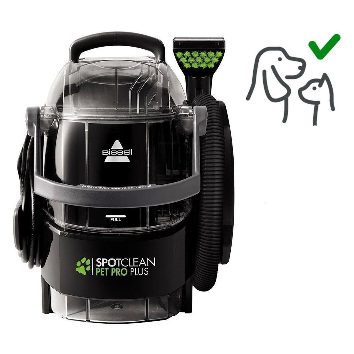 BISSELL Nettoyeur détacheur SpotClean Pro Pet plus 37252